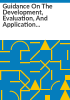 Guidance_on_the_development__evaluation__and_application_of_environmental_models