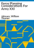 Force_planning_considerations_for_Army_XXI